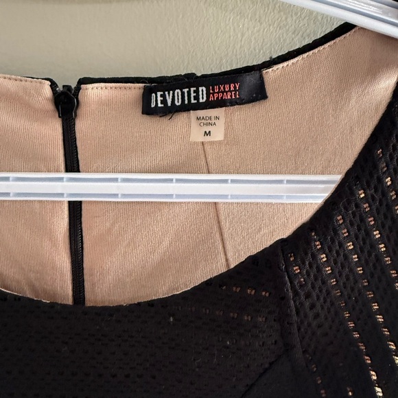 Black Sleeveless Sheath Mini Dress - Picture 4 of 6